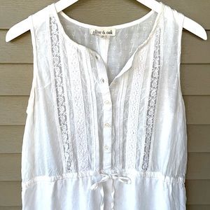 Olive & Oak White Dress